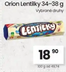 Kubík potraviny Orion Lentilky nabídka