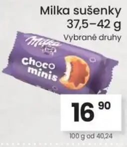 Kubík potraviny Milka sušenky nabídka