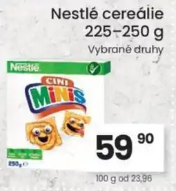 Kubík potraviny Nestlé cereálie nabídka