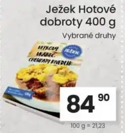 Kubík potraviny Ježek Hotové dobroty nabídka