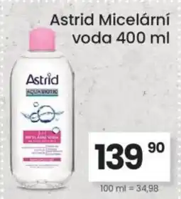 Kubík potraviny Astrid Micelární voda nabídka