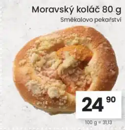 Kubík potraviny Moravský koláč nabídka