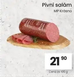 Kubík potraviny Pivní salám nabídka