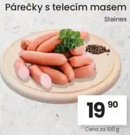 Kubík potraviny Párečky s telecím masem nabídka