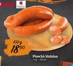 COOP TIP Písecká klobása nabídka