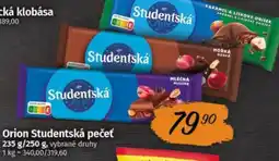 COOP TIP Orion Studentská pečeť nabídka