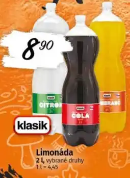 COOP TIP Klasik Limonáda nabídka