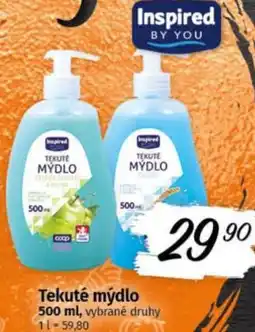 COOP TIP Inspired By You Tekuté mýdlo nabídka