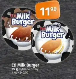 COOP TIP ET Milk Burger nabídka