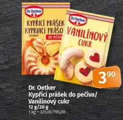 COOP TIP Dr. Oetker Kypřící prášek do pečiva/ Vanilínový cukr nabídka