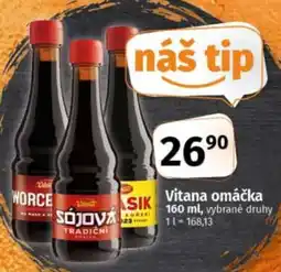 COOP TIP Vitana omáčka nabídka