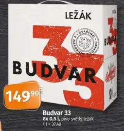 COOP TIP Budvar 33 nabídka