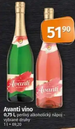 COOP TIP Avanti víno nabídka