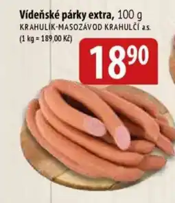 Bala Vídeňské párky extra nabídka