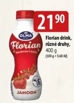 Bala OLMA Florian drink nabídka
