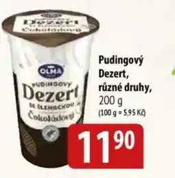 Bala Pudingový Dezert nabídka