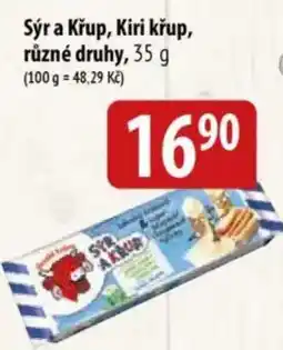 Bala Sýr a Křup, Kiri křup nabídka