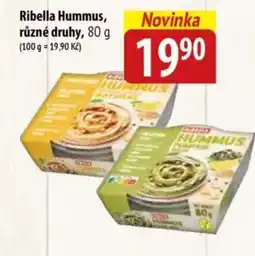 Bala Ribella Hummus nabídka