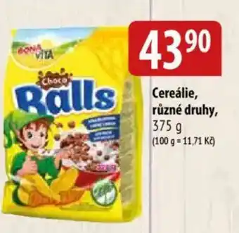 Bala Cereálie nabídka