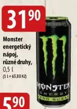 Bala Monster energetický nápoj nabídka