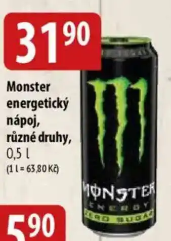 Bala Monster energetický nápoj nabídka