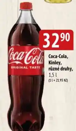 Bala Coca-Cola, Kinley nabídka