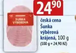 Bala Česká cena Šunka výběrová krájená nabídka