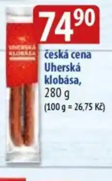 Bala Česká cena Uherská klobása nabídka