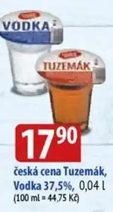 Bala Česká cena Tuzemák,Vodka 37.5% nabídka