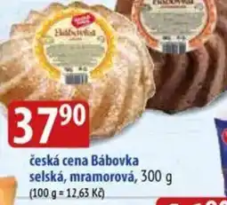 Bala Česká cena Bábovka selská, mramorová nabídka