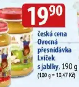 Bala Česká cena Ovocná přesnídávka Lvíček s jablky nabídka