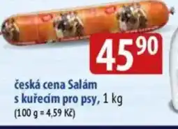 Bala Česká cena Salám s kuřecím pro psy nabídka