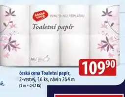 Bala Česká cena Toaletní papír nabídka
