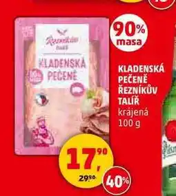 Penny Market KLADENSKÁ PEČENĚ ŘEZNÍKŮV TALÍŘ, 100 g nabídka
