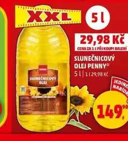 Penny Market SLUNEČNICOVÝ OLEJ PENNY, 5 l nabídka
