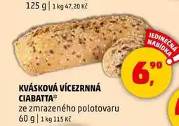 Penny Market KVÁSKOVÁ VÍCEZRNNÁ CIABATTA, 60 g nabídka