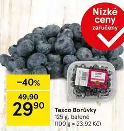 Tesco Tesco Borůvky, 125 g nabídka