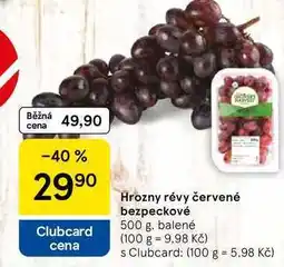 Tesco Hrozny révy červené bezpeckové, 500 g nabídka