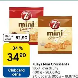 Tesco 7Days Mini Croissants, 185 g nabídka