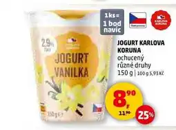 Penny Market JOGURT KARLOVA KORUNA ochucený, 150 g nabídka