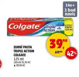 Penny Market Colgate Triple Action Zubní pasta, 125 ml nabídka