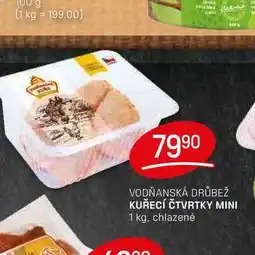 Flop KUŘECÍ ČTVRTKY MINI 1 kg, chlazené nabídka