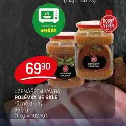 Flop POLÉVKY VE SKLE různé druhy 680 g nabídka