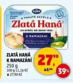 Penny Market Olma Zlatá Haná k namazání, 250 g nabídka