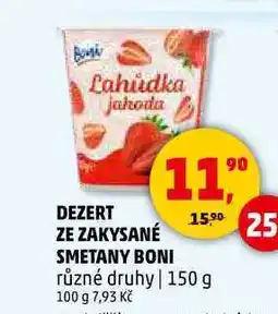 Penny Market DEZERT ZE ZAKYSANÉ SMETANY BONI, 150 g nabídka