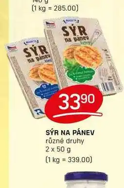 Flop SÝR NA PÁNEV různé druhy 2 x 50 g nabídka