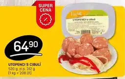 Flop UTOPENCI S CIBULÍ 520 g. p.p. 312 g nabídka