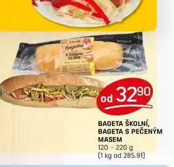 Flop BAGETA ŠKOLNÍ, BAGETA S PEČENÝM MASEM 120 - 220 g nabídka
