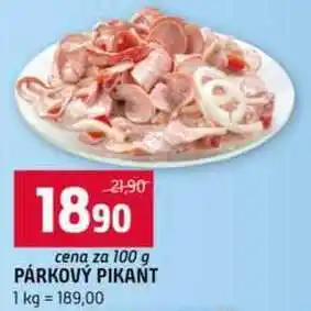 Terno Párkový pikant 100 g nabídka