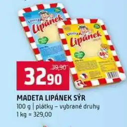 Terno Madeta Lipánek sýr 100 g nabídka